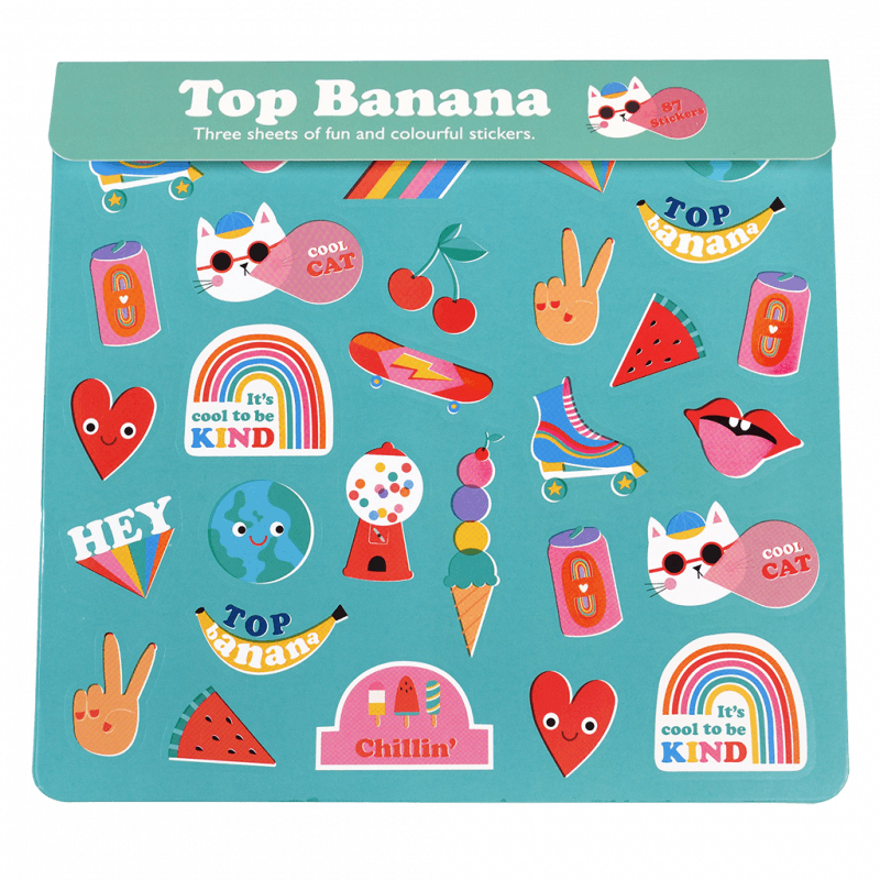 Planches de stickers "Top Banana"