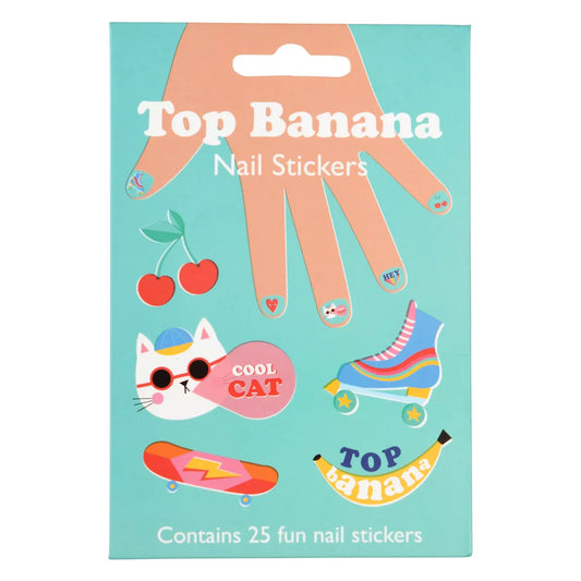 Stickers pour ongles "Top Banana"