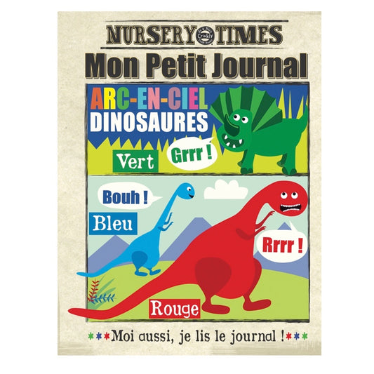 "Mon Premier Journal" - Arc en ciel & Dinosaures