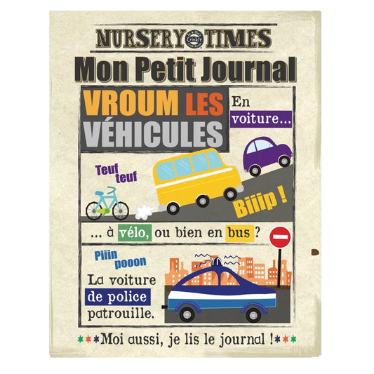 "Mon Premier Journal" - Les véhicules