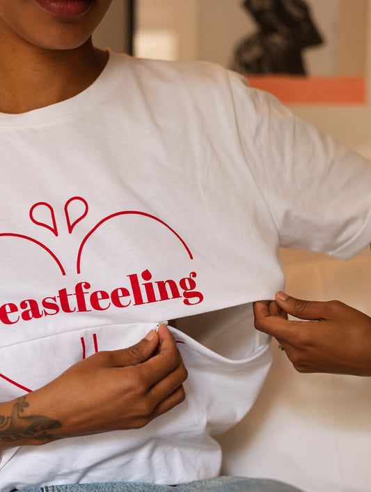T-shirt d’allaitement Breastfeeling