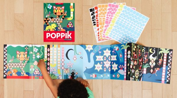 Poster créatif + 520 stickers - Saisons (3-7 ans) - POPPIK